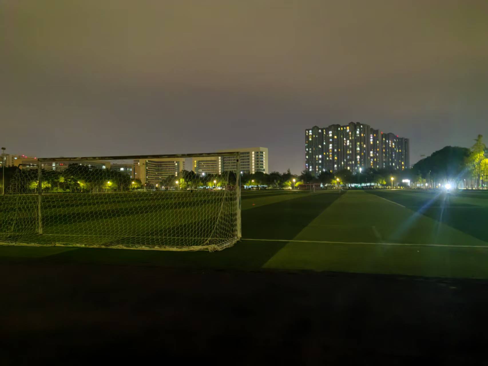 Night Football Goal